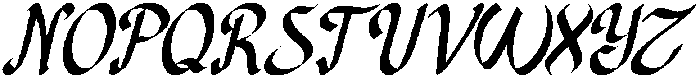 IT Azayrah Deco Italic otf (400) Font UPPERCASE