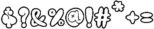IT Bavolen Outline otf (400) Font OTHER CHARS