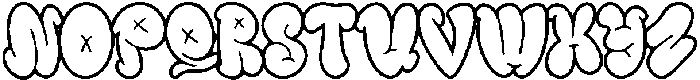 IT Bavolen Outline otf (400) Font UPPERCASE