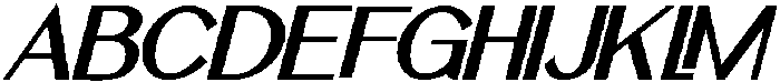IT Belloria Bold Italic otf (700) Font UPPERCASE