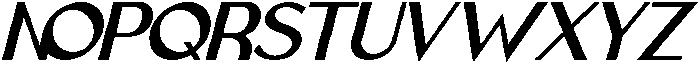 IT Belloria Bold Italic otf (700) Font UPPERCASE