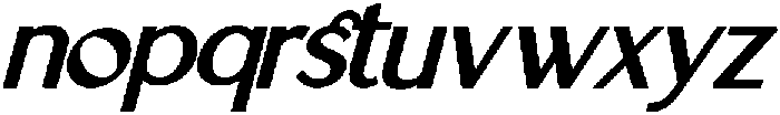 IT Belloria Bold Italic otf (700) Font LOWERCASE