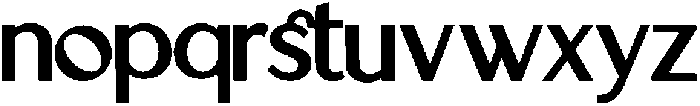IT Belloria Bold otf (700) Font LOWERCASE