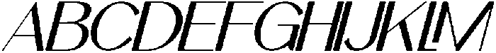 IT Belloria Italic otf (400) Font UPPERCASE