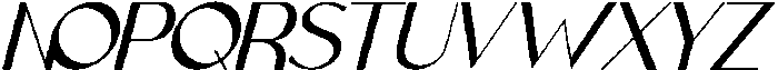 IT Belloria Italic otf (400) Font UPPERCASE