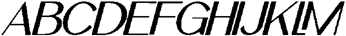 IT Belloria Medium Italic otf (500) Font UPPERCASE
