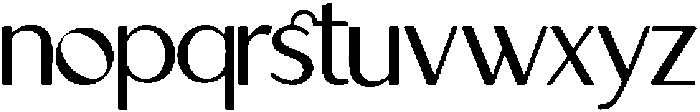 IT Belloria Regular otf (400) Font LOWERCASE
