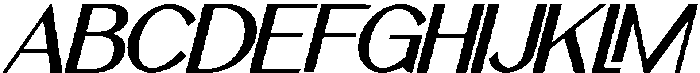 IT Belloria Semi Bold Italic otf (600) Font UPPERCASE