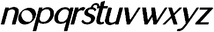 IT Belloria Semi Bold Italic otf (600) Font LOWERCASE