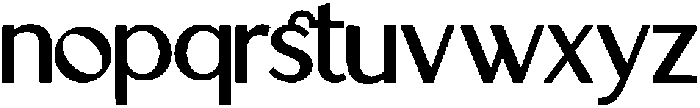 IT Belloria Semi Bold otf (600) Font LOWERCASE