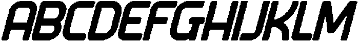 IT Bistoxa Italic otf (400) Font UPPERCASE