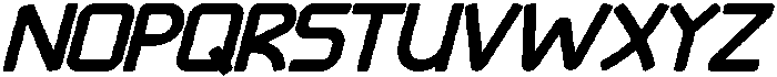 IT Bistoxa Italic otf (400) Font UPPERCASE
