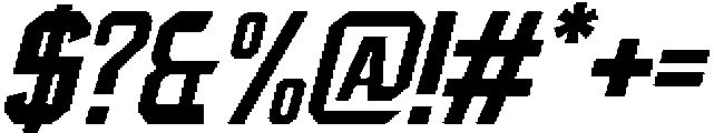 IT Blastorn Italic otf (400) Font OTHER CHARS