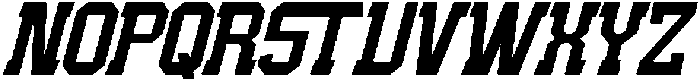IT Blastorn Italic otf (400) Font UPPERCASE