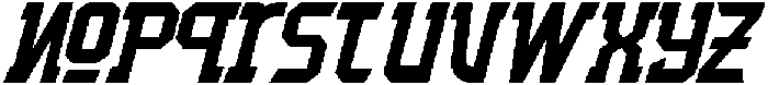 IT Blastorn Italic otf (400) Font LOWERCASE