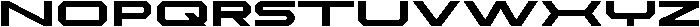 IT Blocron Regular otf (400) Font UPPERCASE