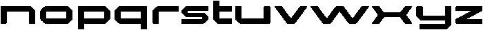 IT Blocron Regular otf (400) Font LOWERCASE
