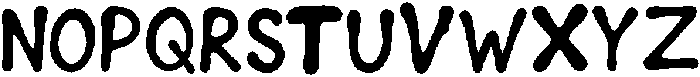 IT Booflin Regular otf (400) Font UPPERCASE