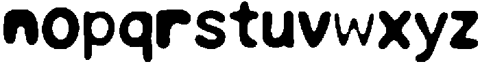 IT Booflin Regular otf (400) Font LOWERCASE