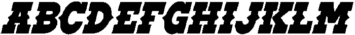 IT Braxloft Italic otf (400) Font UPPERCASE