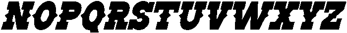 IT Braxloft Italic otf (400) Font UPPERCASE