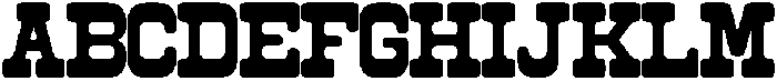 IT Buffaroa Regular otf (400) Font UPPERCASE