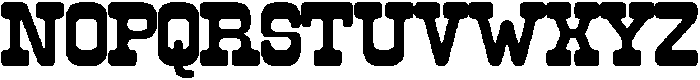 IT Buffaroa Regular otf (400) Font UPPERCASE