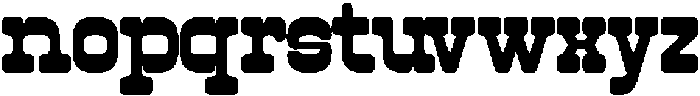 IT Buffaroa Regular otf (400) Font LOWERCASE