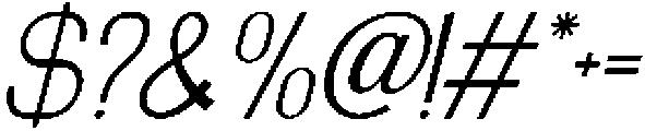 IT CAROVERA Italic otf (400) Font OTHER CHARS