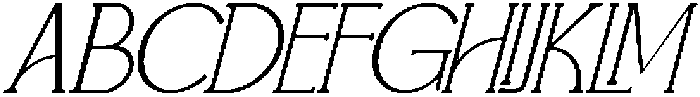 IT CAROVERA Italic otf (400) Font UPPERCASE