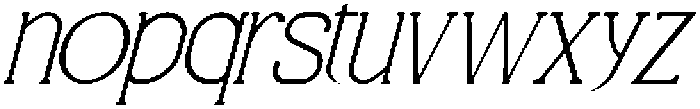 IT CAROVERA Italic otf (400) Font LOWERCASE