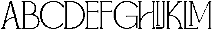 IT CAROVERA Regular otf (400) Font UPPERCASE