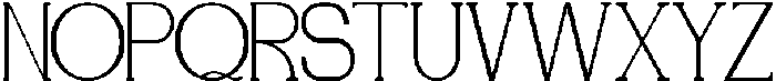 IT CAROVERA Regular otf (400) Font UPPERCASE