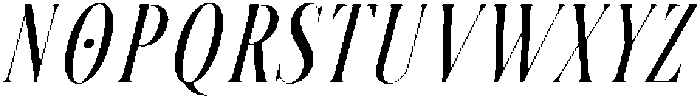 IT Calixon Italic otf (400) Font UPPERCASE