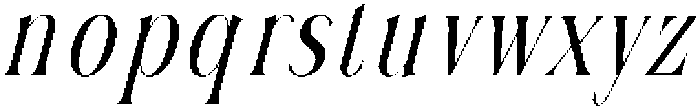 IT Calixon Italic otf (400) Font LOWERCASE
