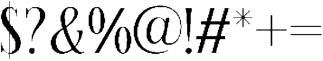IT Calixon Regular otf (400) Font OTHER CHARS