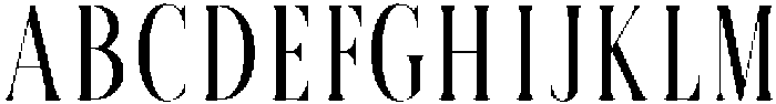 IT Calixon Regular otf (400) Font UPPERCASE