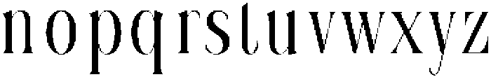 IT Calixon Regular otf (400) Font LOWERCASE