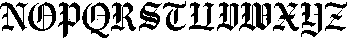 IT Cathdra Regular otf (400) Font UPPERCASE