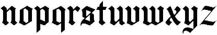 IT Cathdra Regular otf (400) Font LOWERCASE