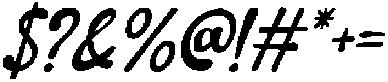 IT Etta Melody Italic otf (400) Font OTHER CHARS