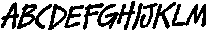 IT Graflo Italic otf (400) Font UPPERCASE