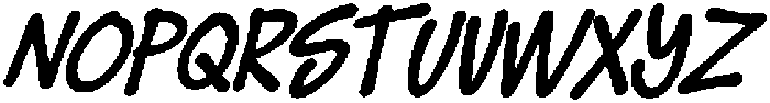 IT Graflo Italic otf (400) Font UPPERCASE