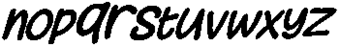 IT Graflo Italic otf (400) Font LOWERCASE