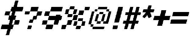 IT Gridbit Italic otf (400) Font OTHER CHARS
