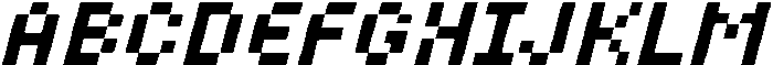 IT Gridbit Italic otf (400) Font UPPERCASE
