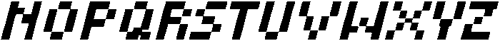 IT Gridbit Italic otf (400) Font UPPERCASE