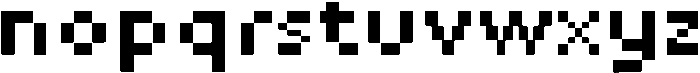 IT Gridbit Regular otf (400) Font LOWERCASE
