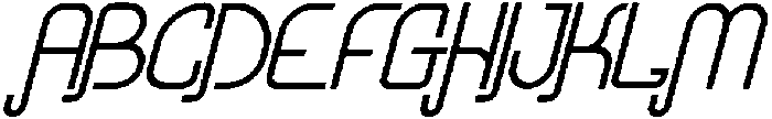 IT Khangiral Italic otf (400) Font UPPERCASE