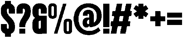 IT Kroxen Black otf (900) Font OTHER CHARS